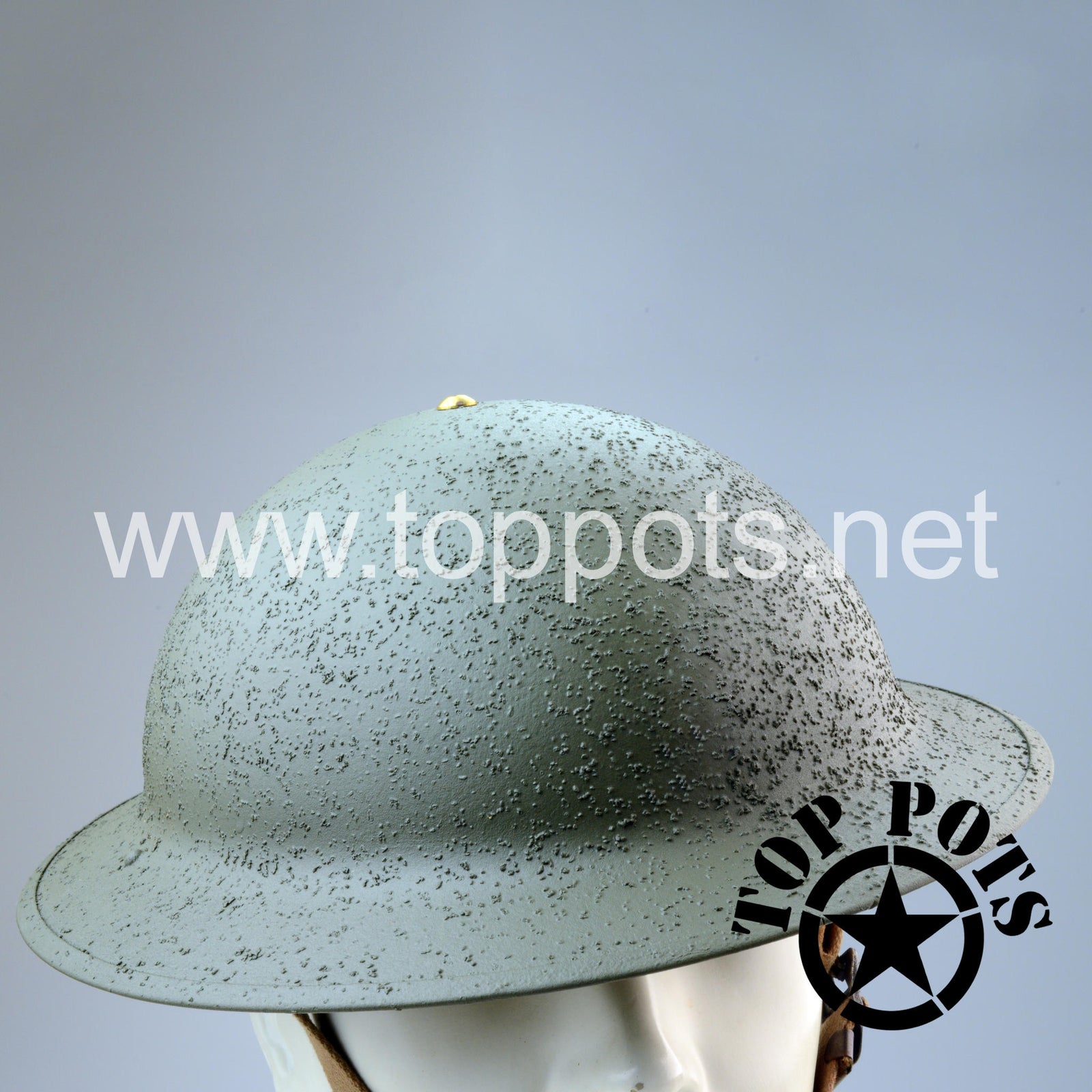 WWII US Army Reproduction M1917 Helmet with Liner – Textured Finish