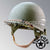 WWII US Army Restored Original M1C Paratrooper Airborne Helmet Swivel Bale Shell and Liner with 508th PIR Emblem