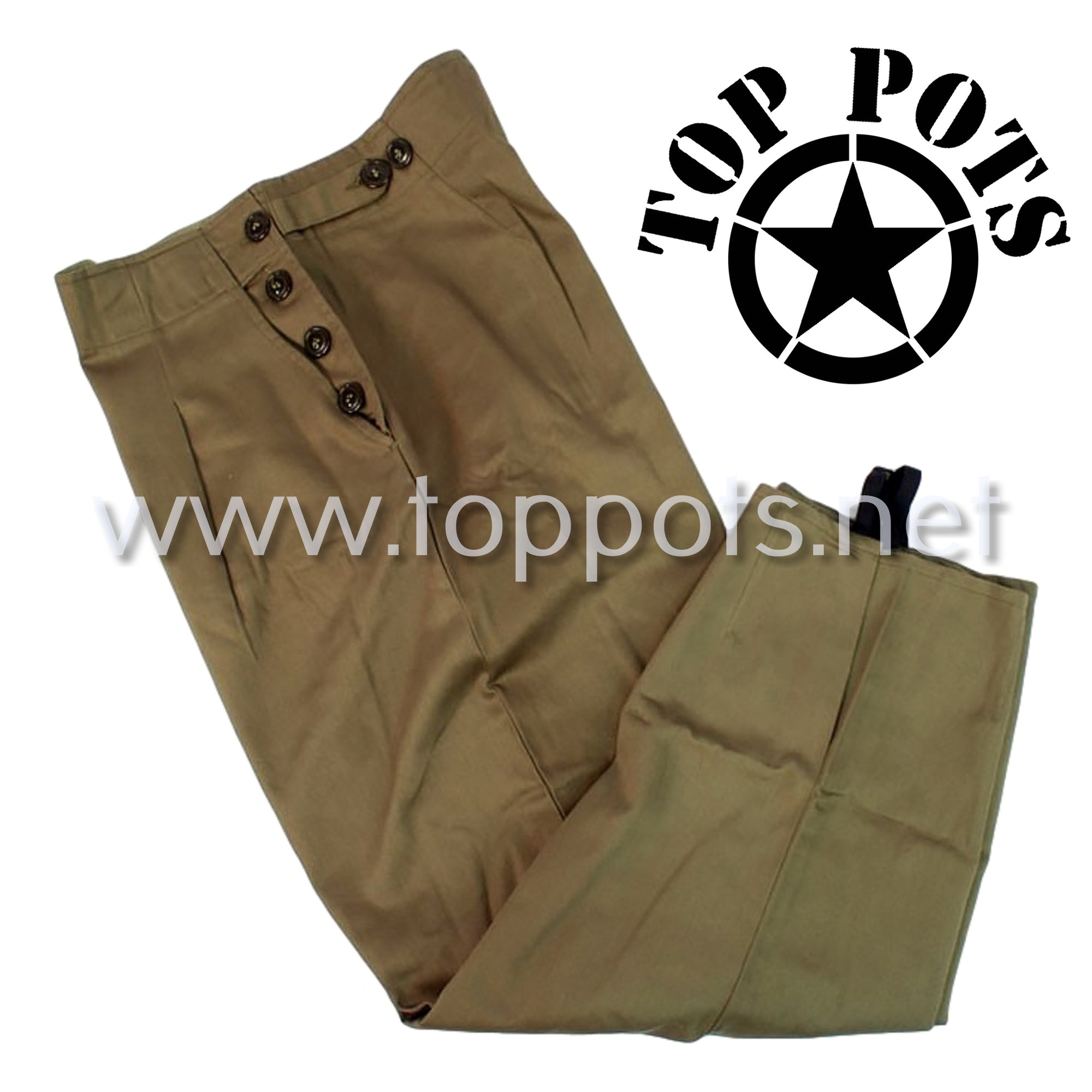WWII US Army Reproduction M1943 Cotton WAC Uniform Field Trouser Pants – Trousers Womens Outer Cover