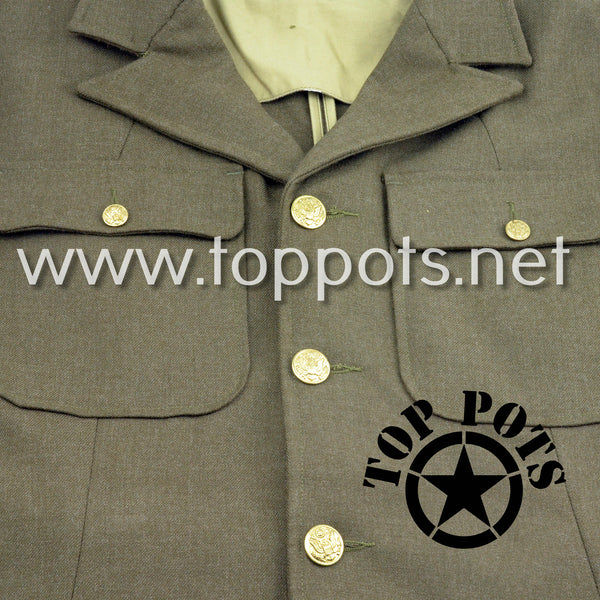 WWII US Army Reproduction M1939 Wool Enlisted Service Class A Uniform - Top Pots