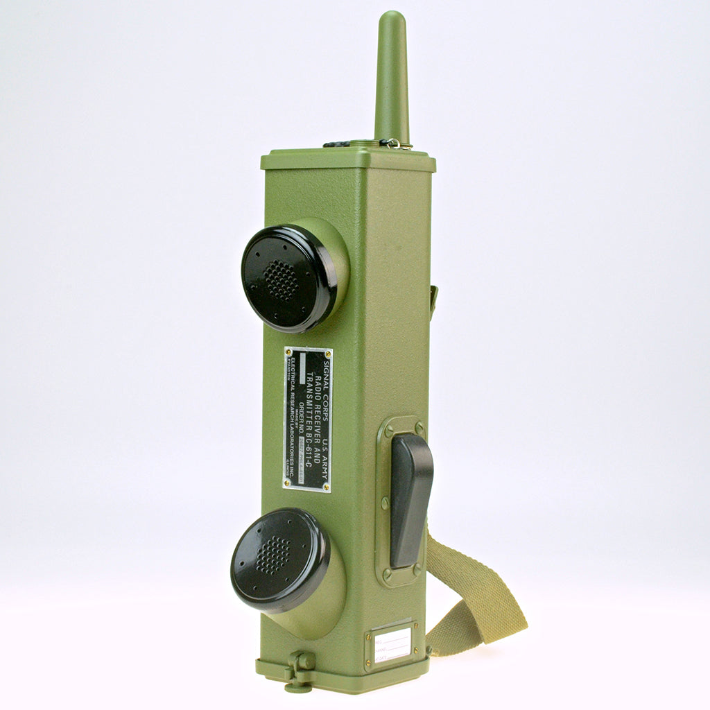 WWII US ARMY SIGNAL CORPS SCR-536 HAND HELD WALKIE TALKIE RADIO TRANSCEIVER - FULLY FUNCTONAL