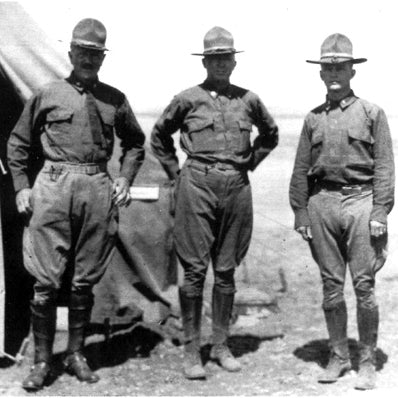 WWI US Army Reproduction American Mexican Border Expedition Mounted Uniform Set (Campaign Hat, Shirt, Breeches & Boots)