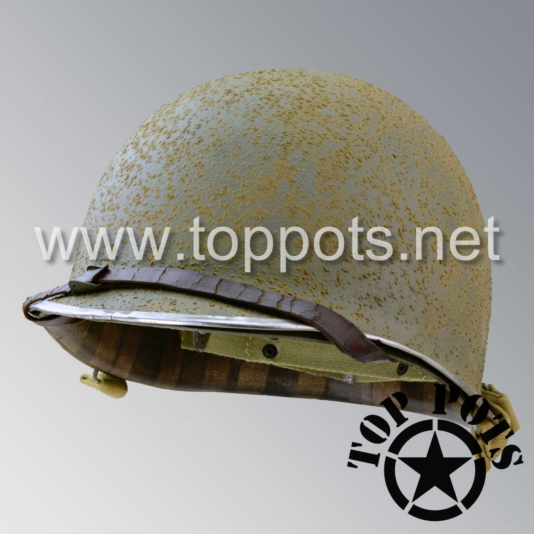 M1 Helmets (Aged Originals) - Top Pots - WWII US M-1 Helmets, Liners ...
