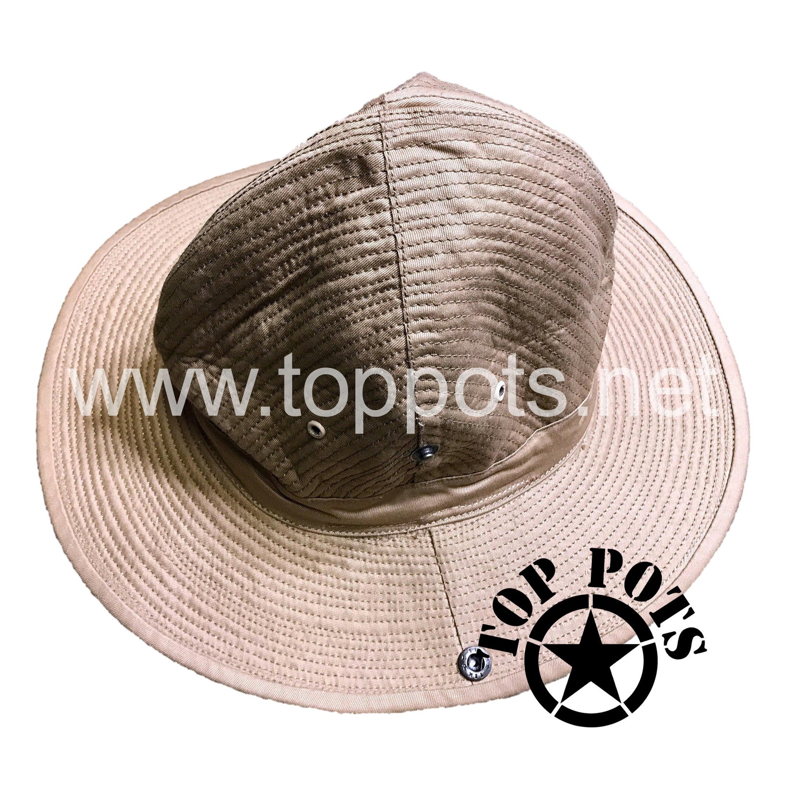 Vietnam War French Army Reproduction Algeria Indochina Campaign Cotton Twill Tropical Uniform Khaki Bush Hat