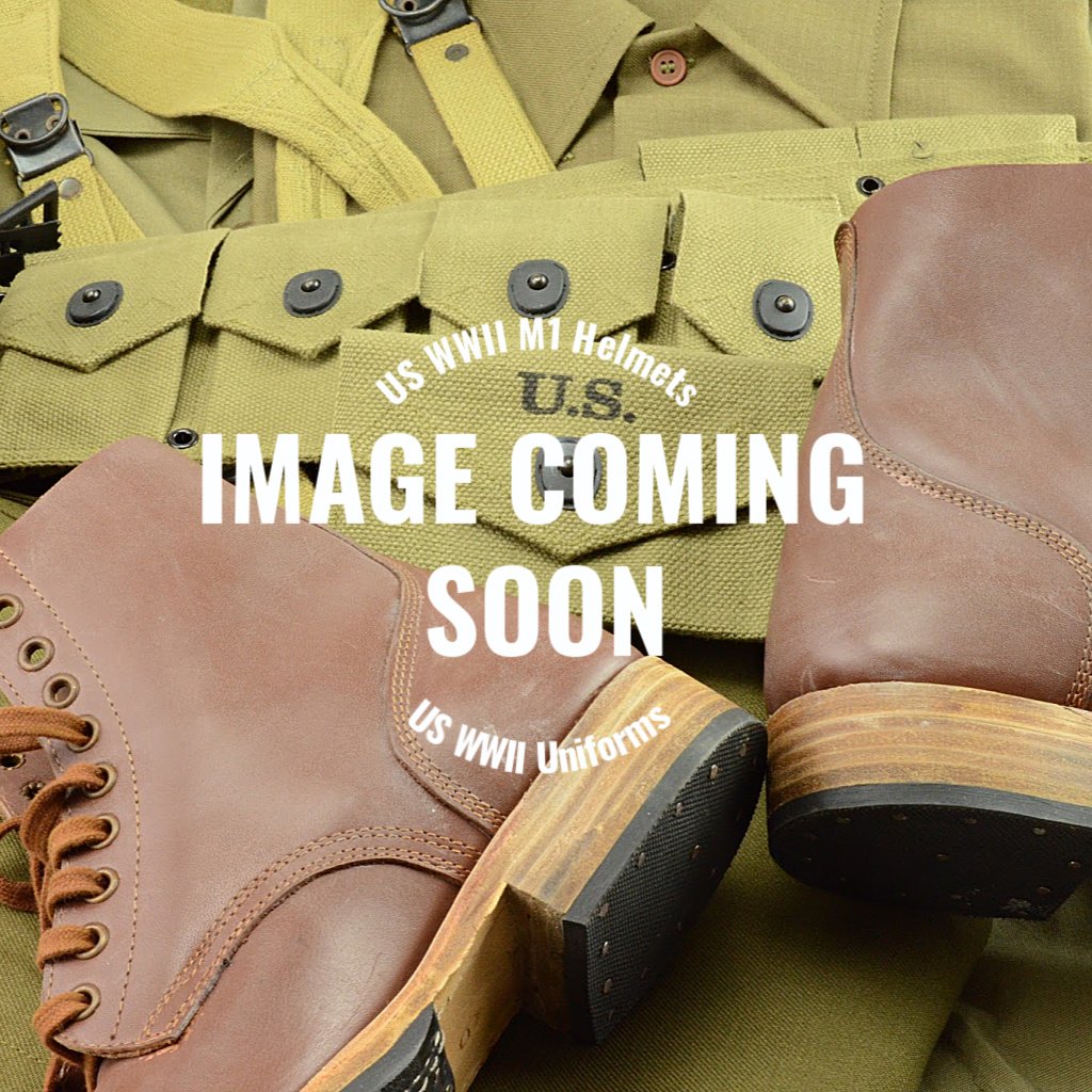 WWII British Army Reproduction Brown Leather Officer Combat Ammo Ankle Boots