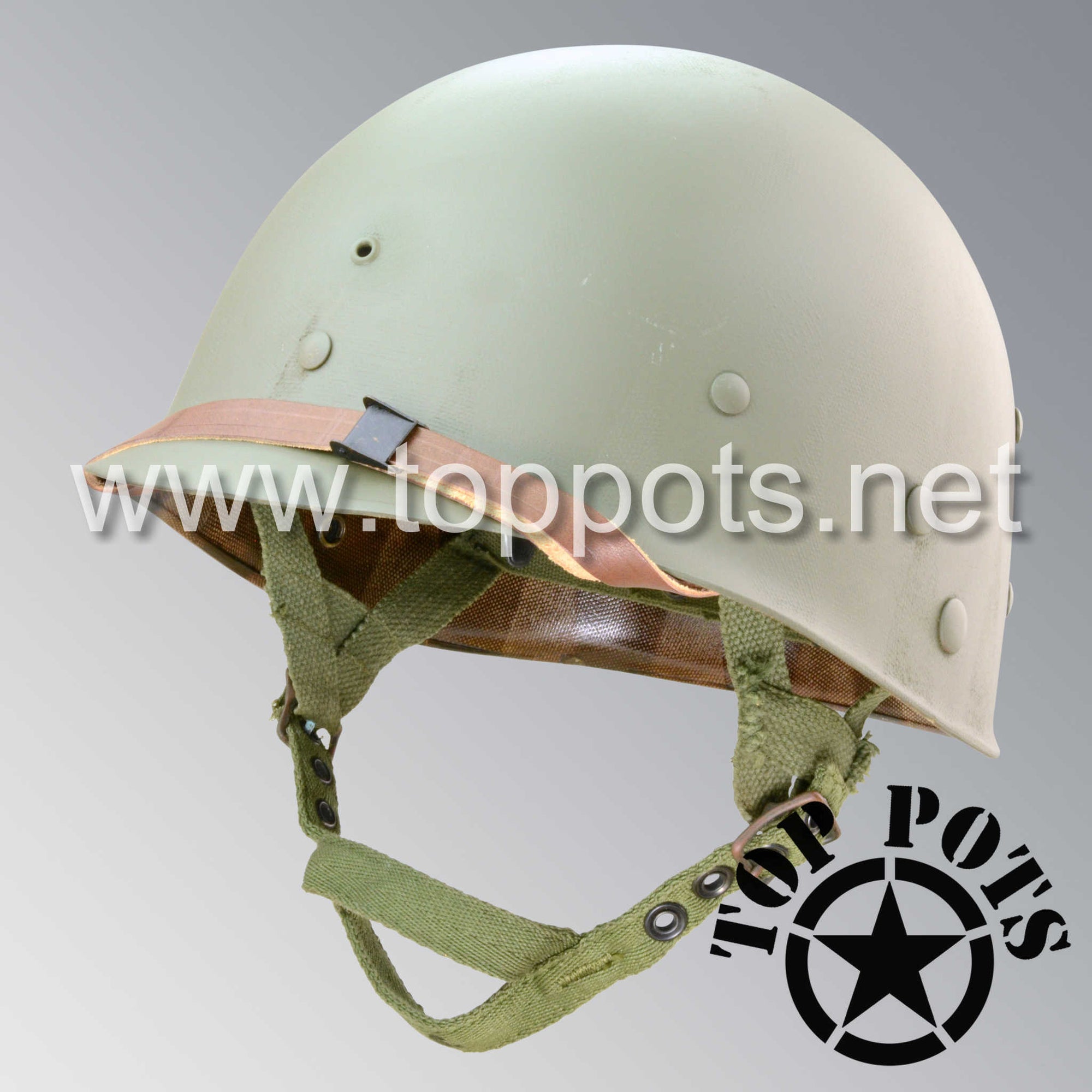 Korean War US Army Restored Original M1C Paratrooper Airborne Helmet Liner