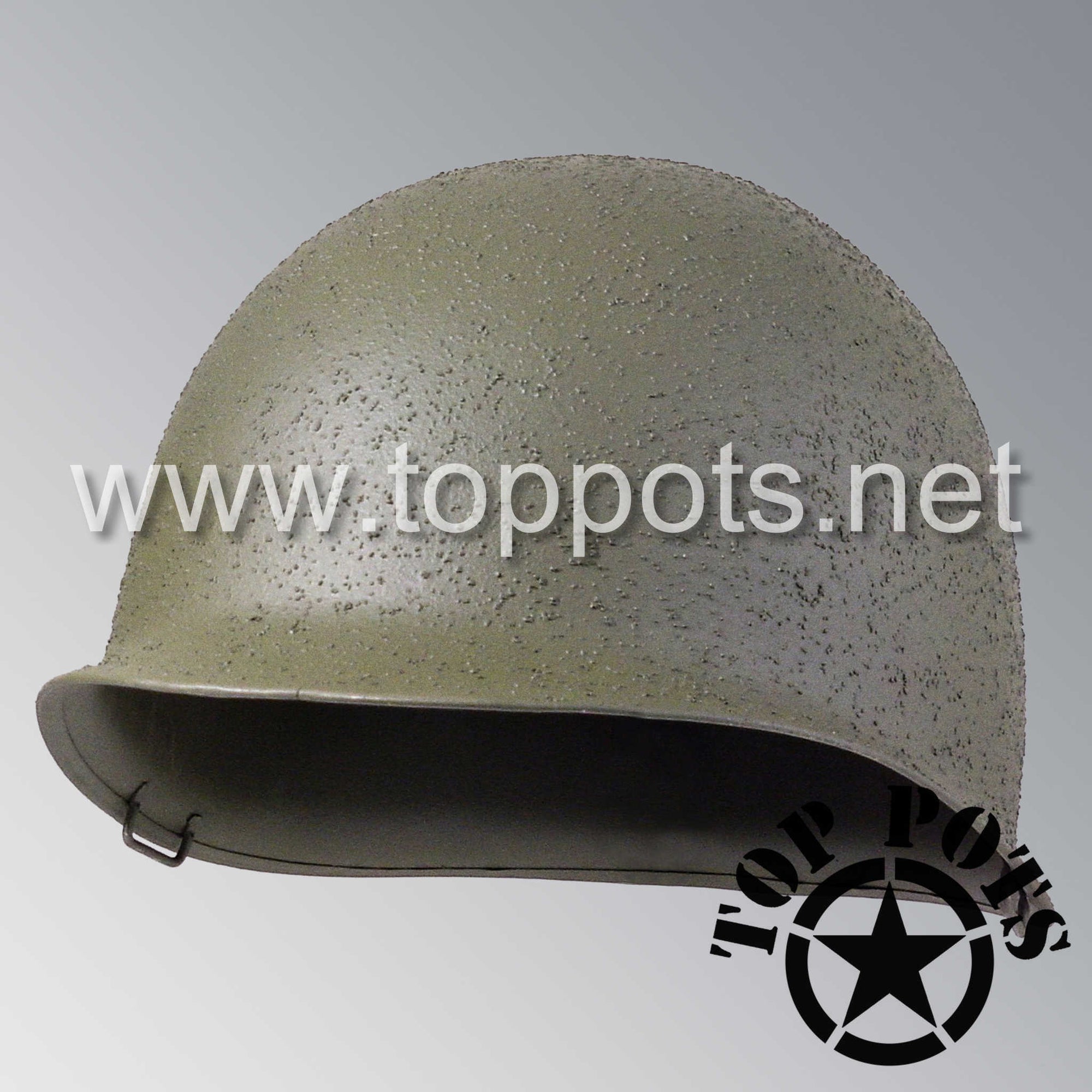WWII US Army Restored Original M1 Infantry Helmet Fix Bale McCord Shell
