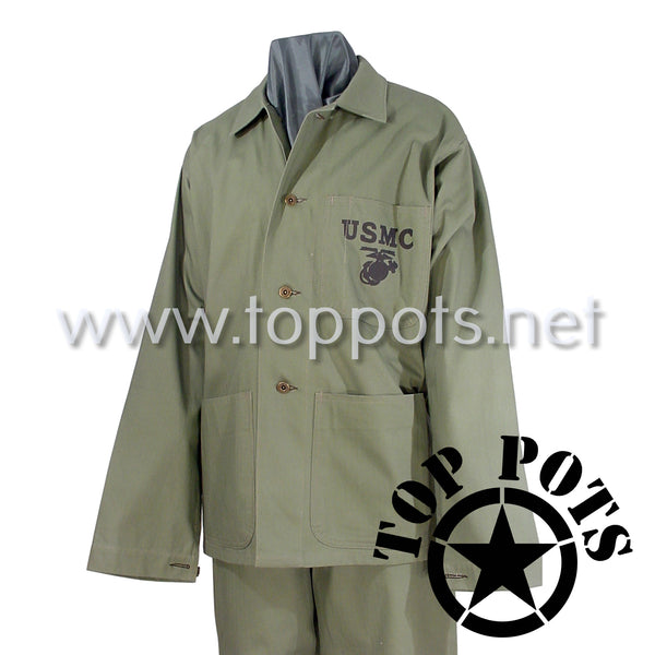 本物WWII USMC Marine Corp P41 HBT Jacket. s-l400.jpg