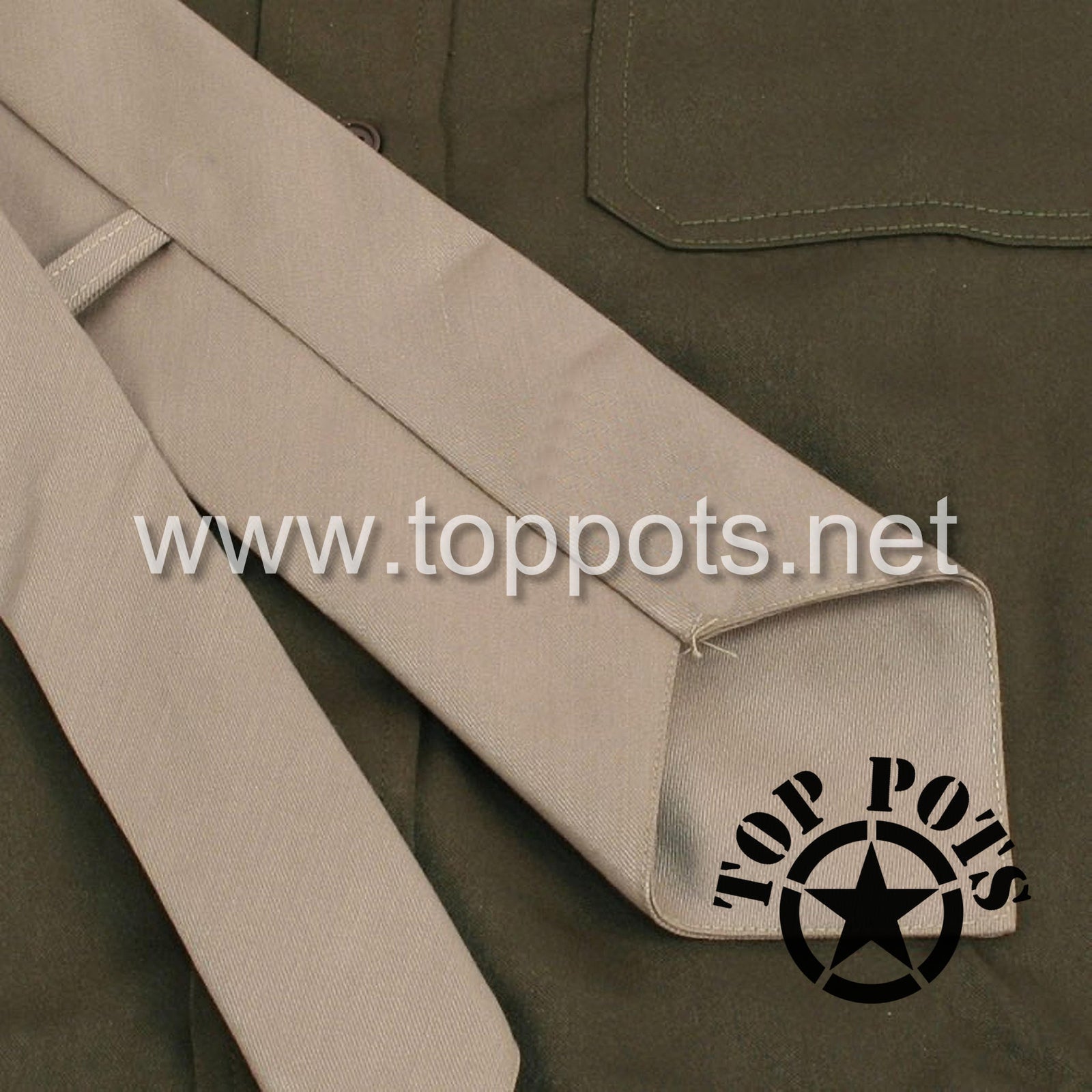 WWII US Army Reproduction Officer Class A Uniform Neck Tie - Pinks Fabric