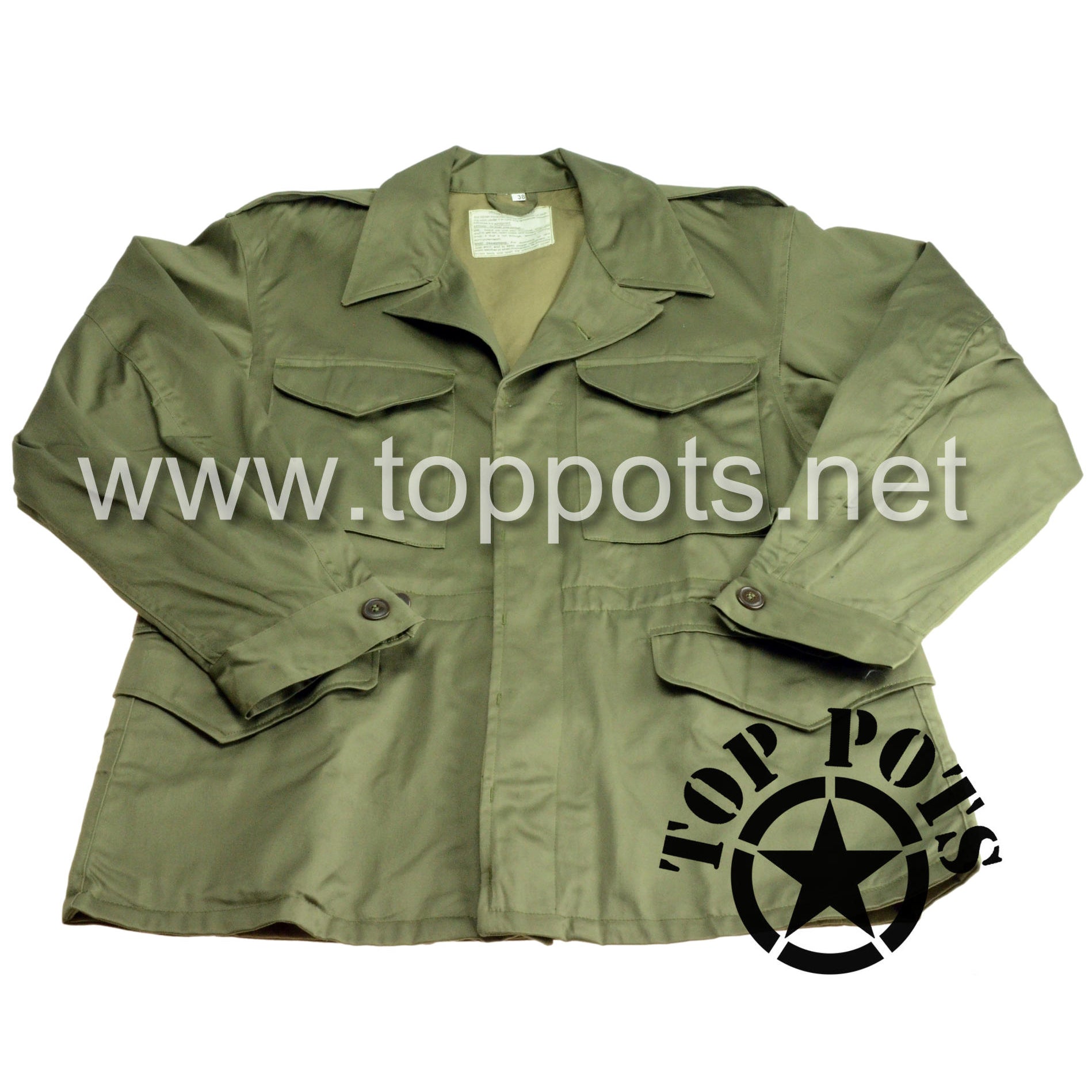 WWII US Army Reproduction M1943 Cotton Combat Uniform Field Jacket