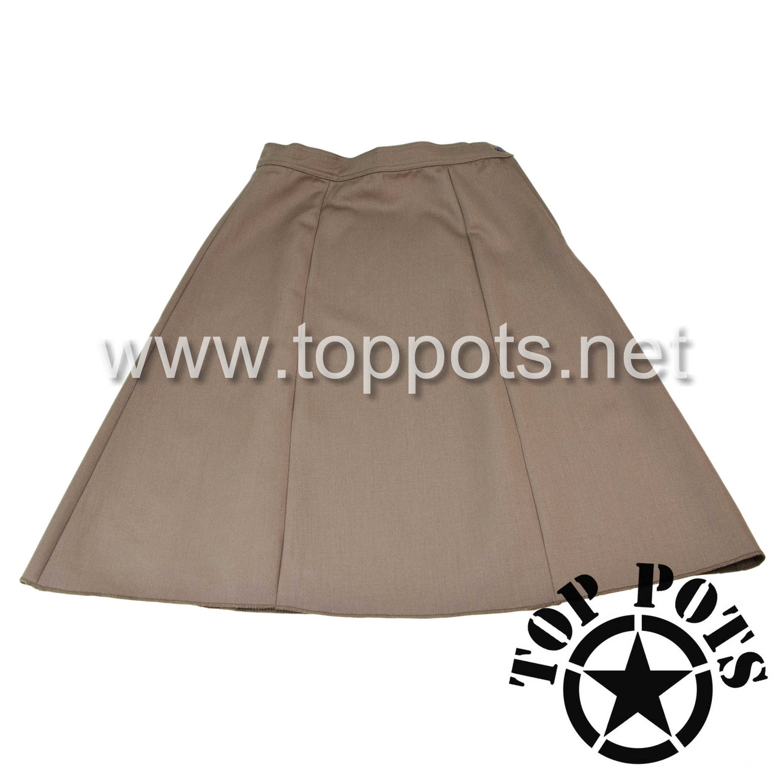 WWII US Army Reproduction Pink Wool Elastique WAC Officer Uniform – Class A Skirt