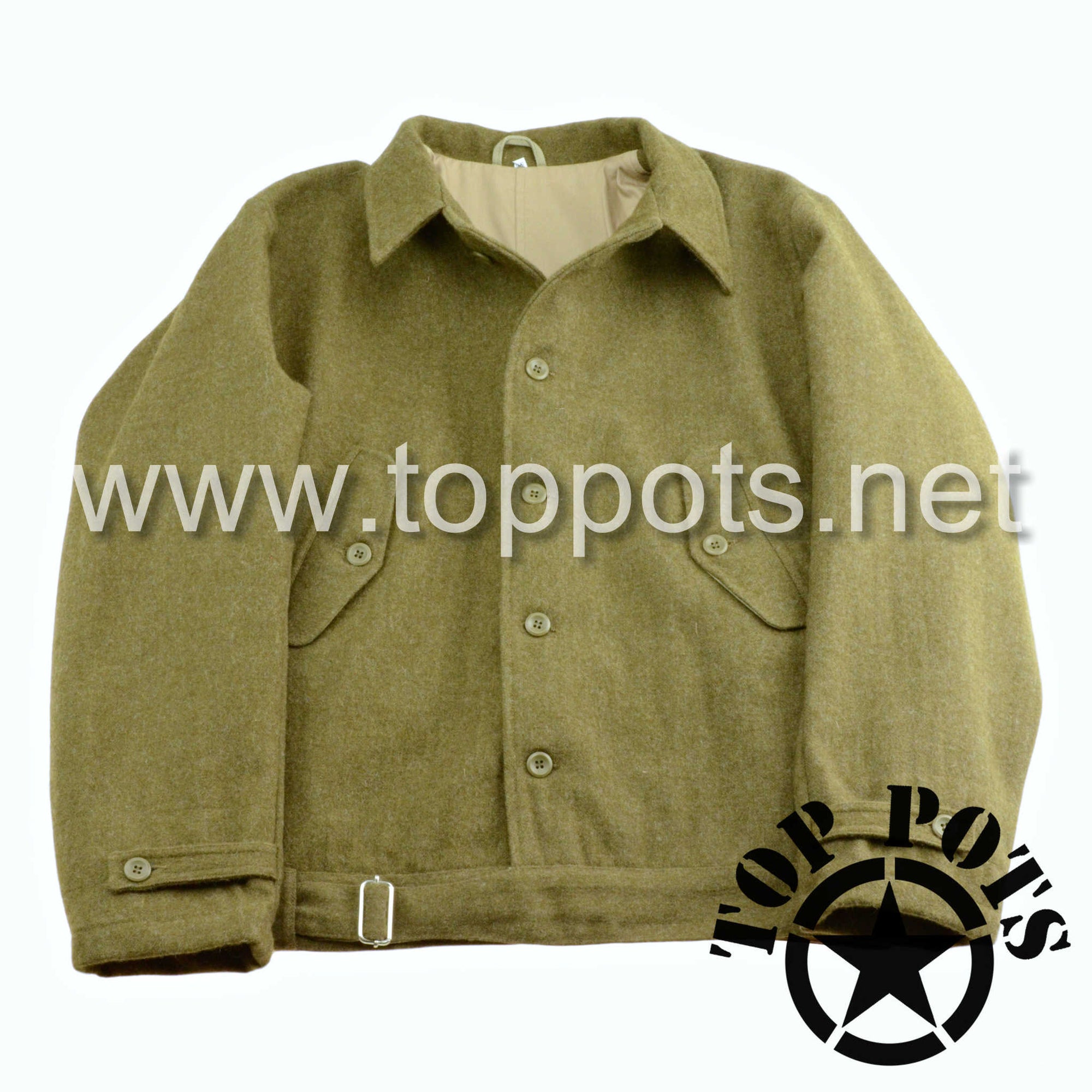 WWII US Army Reproduction M1943 Wool Enlisted Uniform Field Jacket – ETO Model