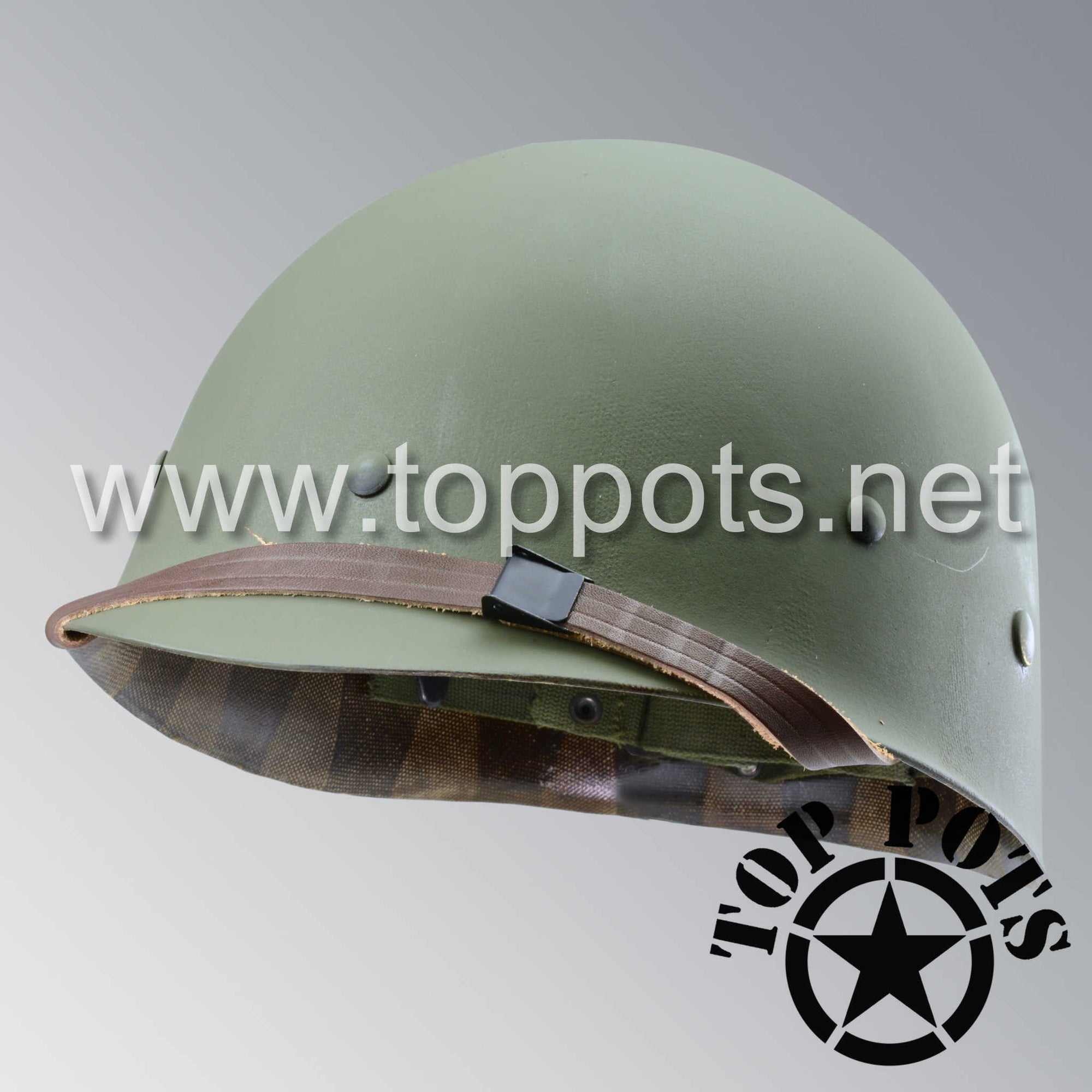 Vietnam War US Army Original M1 Infantry Helmet P55 Liner