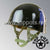 Vietnam War US Army Restored Original P55 M1C Paratrooper Airborne Helmet Liner with Ranger Infantry School Emblem