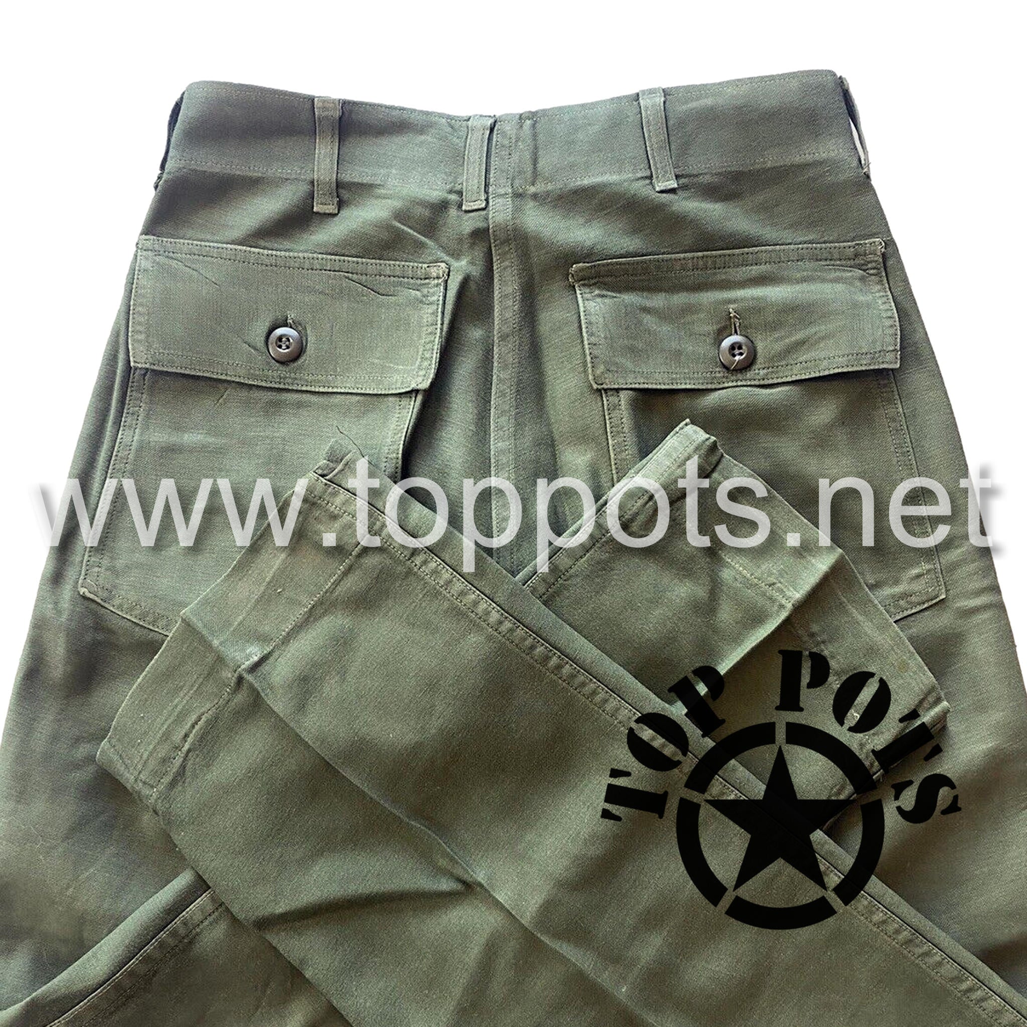 orSlow US Army Fatigue Pants | Green | Canoe Club