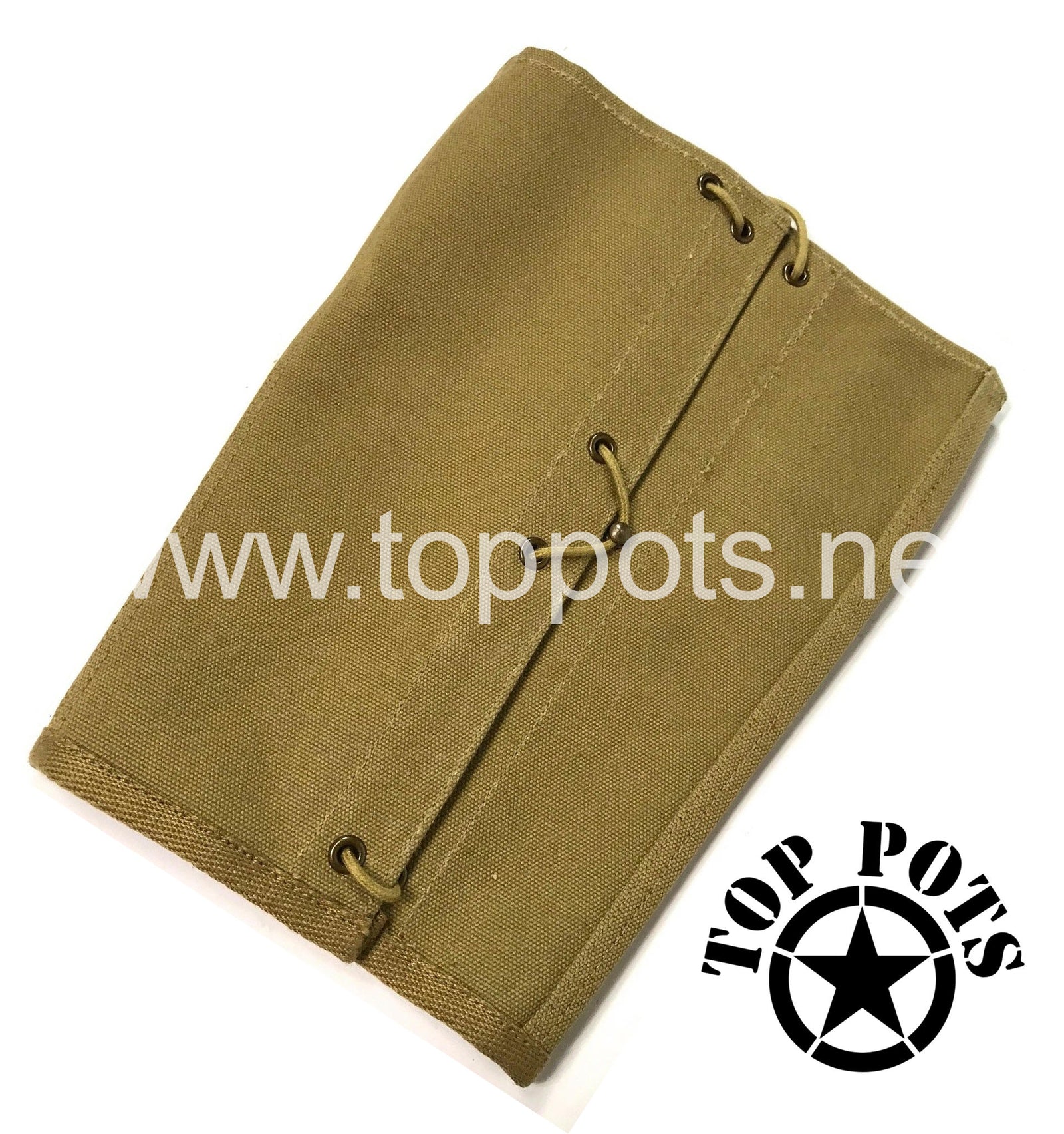 WWI US Army Reproduction American Doughboy M1910 Canvas Enlisted Dismounted Leggings – Khaki Tan