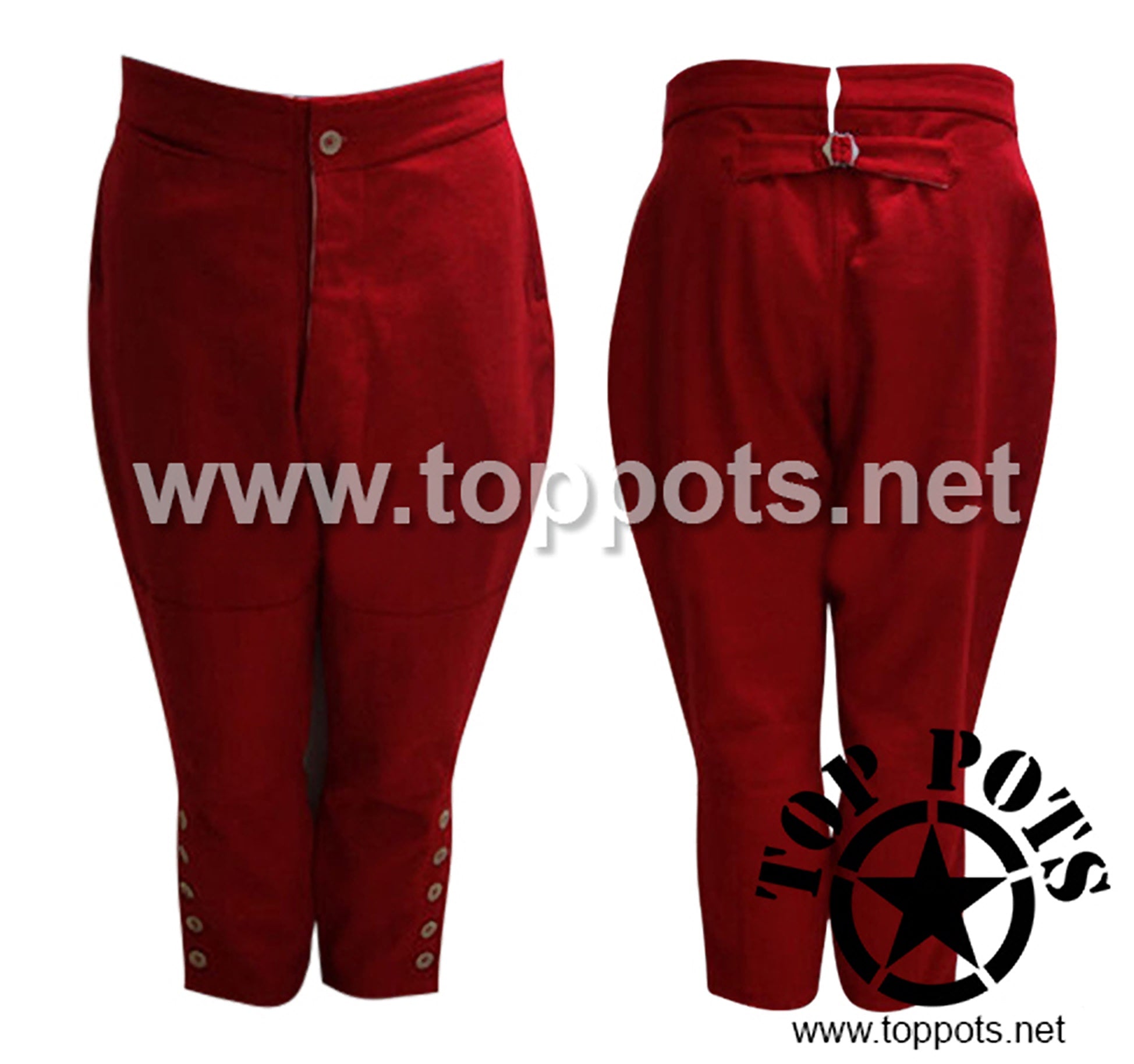 Featured Uniform - WWI French Army Uniform M1897 Red Pantaloons Trouser Breeches (Pants Only)