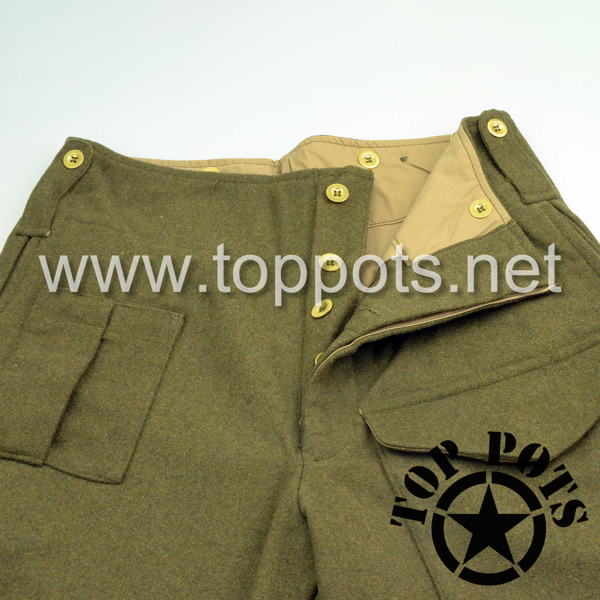 WWII Canadian Army Reproduction M1937 P37 Wool Enlisted Battledress Tr - Top Pots - WWII US M-1 Helmets, Liners and Reproduction Uniform Sales WWII Canadian Army Reproduction M1937 P37 Wool Enlisted Battledress Tr - Top Pots - WWII US M-1 Helmets, Liners and Reproduction Uniform Sales