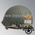 WWII US Army Restored Original M1 Infantry Helmet Swivel Bale Shell and Liner with 2nd Ranger NCO Emblem and OD 7 Net