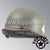 WWII US Army Restored Original M1 Infantry Helmet Swivel Bale Shell and Liner with 327th Glider Infantry Regiment Emblem