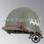 WWII US Army Restored Original M1 Infantry Helmet Swivel Bale Shell and Liner with 39th Infantry Regiment Emblem