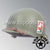 WWII US Army Restored Original M1 Infantry Helmet Swivel Bale Shell and Liner with 70th Infantry Division Emblem