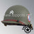 WWII US Army Restored Original M1 Infantry Helmet Swivel Bale Shell and Liner with 71st Infantry Division NCO Emblem