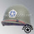 WWII US Army Restored Original M1 Infantry Helmet Swivel Bale Shell and Liner with Fifth V Corps Emblem