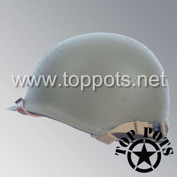 WWII US Army Restored Original M1 Infantry Helmet Swivel Bale Shell an ...