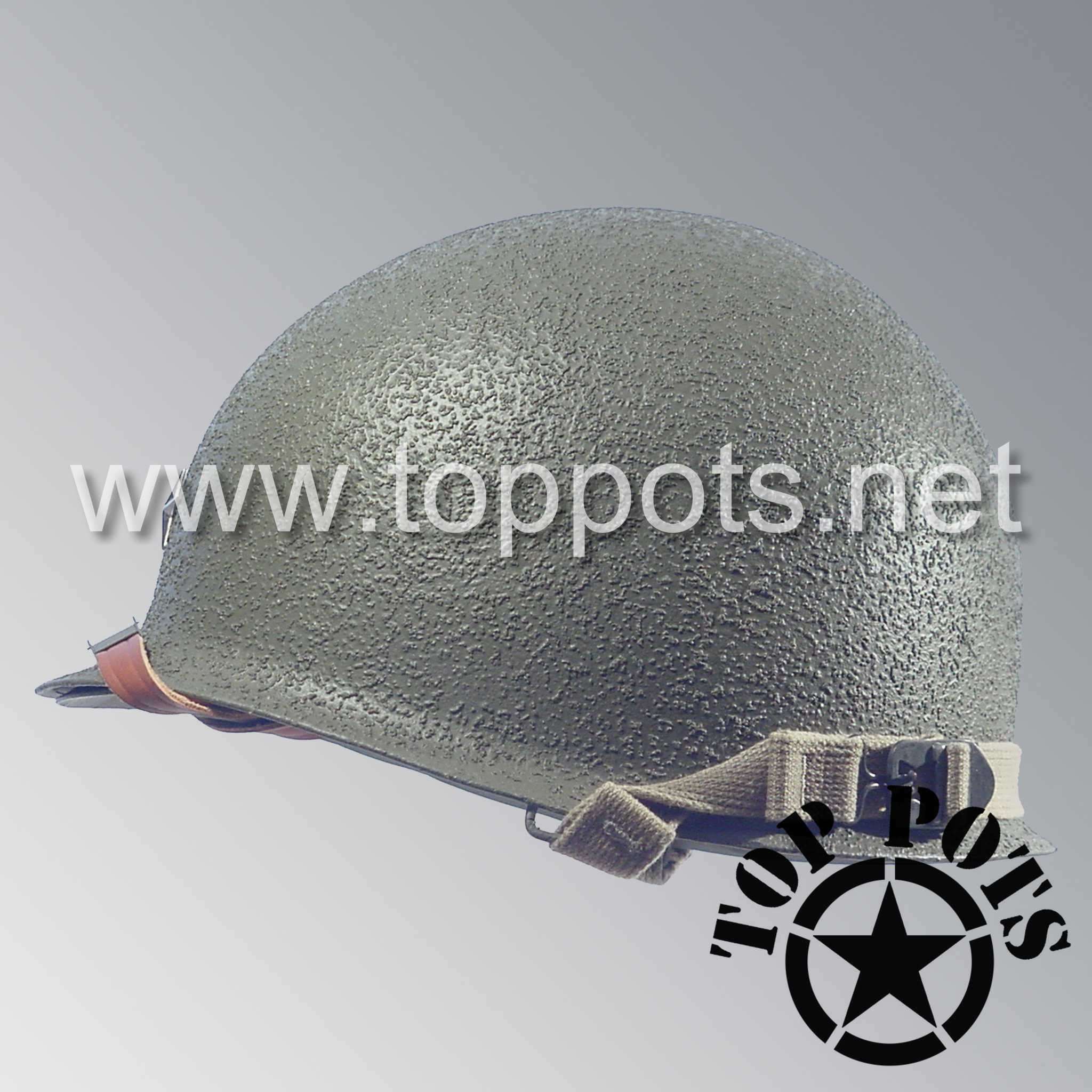 army motorcycle helmets sale WWII US Army Restored Original M1 Infantry Helmet Swivel Bale Shell an - Top Pots