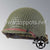 WWII US Army Restored Original M1 Infantry Helmet Swivel Bale Shell and Liner with OD 3 Net