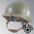 WWII US Army Restored Original M1C Paratrooper Airborne Helmet Swivel Bale Shell and Liner with 504th PIR Officer Pathfinder Camouflage Emblem