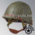 WWII US Army Restored Original M1C Paratrooper Airborne Helmet Swivel Bale Shell and Liner with Large Cargo Net
