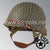 WWII US Army Restored Original M1C Paratrooper Airborne Helmet Swivel Bale Shell and Liner with Khaki Net