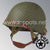 WWII US Army Restored Original M1C Paratrooper Airborne Helmet Swivel Bale Shell and Liner with OD 3 Net