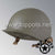 WWII US Army Restored Original M1C Paratrooper Airborne Helmet Fix Bale Shell with Chinstraps