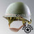 WWII US Army Restored Original M1C Paratrooper Airborne Helmet Swivel Bale Shell and Liner with 11th Airborne Emblem