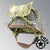 WWII US Army Restored Original M1C Paratrooper Airborne Helmet Swivel Bale Shell and Liner with Khaki Net and Medic Pack