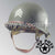 WWII US Army Restored Original M2 Paratrooper Airborne Helmet D Bale Shell and Liner with 506th PIR 2nd Battalion Technical Sergeant NCO Emblem