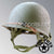 WWII US Army Restored Original M2 Paratrooper Airborne Helmet D Bale Shell and Liner with Westinghouse A Straps and Webbed Chincup