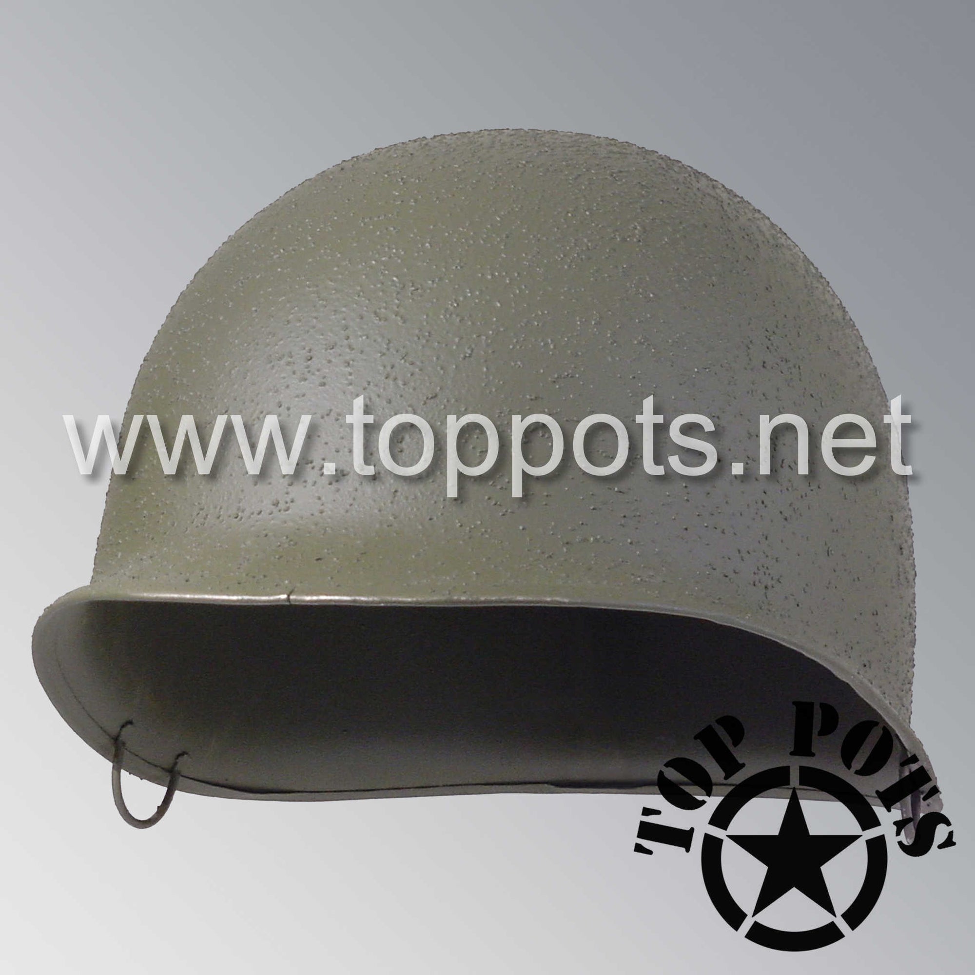WWII US Army Restored Original M2 Paratrooper Airborne Helmet D Bale McCord Shell