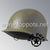 WWII US Army Restored Original M2 Paratrooper Airborne Helmet D Bale Shell with Pathfinder Camouflage Pattern and Officer Stripe (Chin Straps Included)