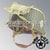 WWII US Army Restored Original M2 Paratrooper Airborne Helmet D Bale Shell and Liner with 501st PIR Emblem, Net and Medic Pack