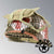 WWII US Army Reproduction M1 Infantry Helmet Swivel Bale Shell and Liner with Four Panel Medic Emblem, Net and Medic Pack