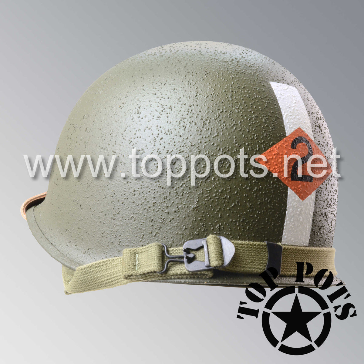 M1 Ranger Helmet Ranger Battalion - Top Pots - WWII US M-1 Helmets, Liners and ...