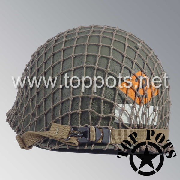 M1 Ranger Helmet WWII US Army Restored Original M1 Infantry Helmet Swivel Bale Shell an ...