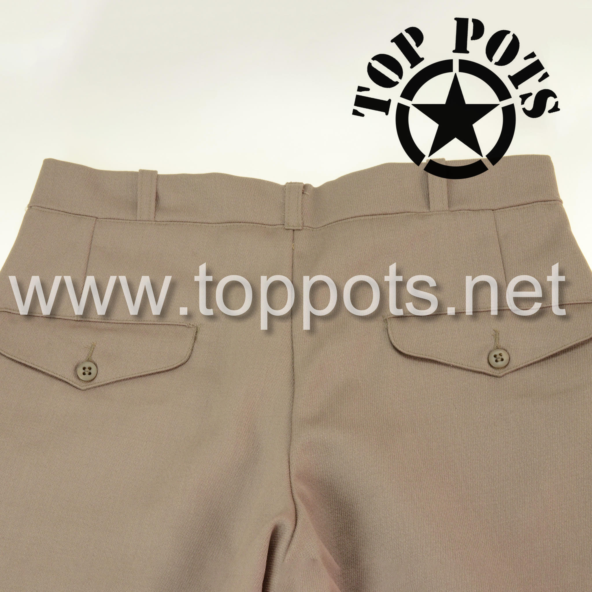 40s usarmy officer chino trousers-