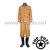 Featured Uniform - Reproduction WWII Chinese Nationalist Army Khaki Cotton Uniform Set (Two Caps, Jacket & Pants)
