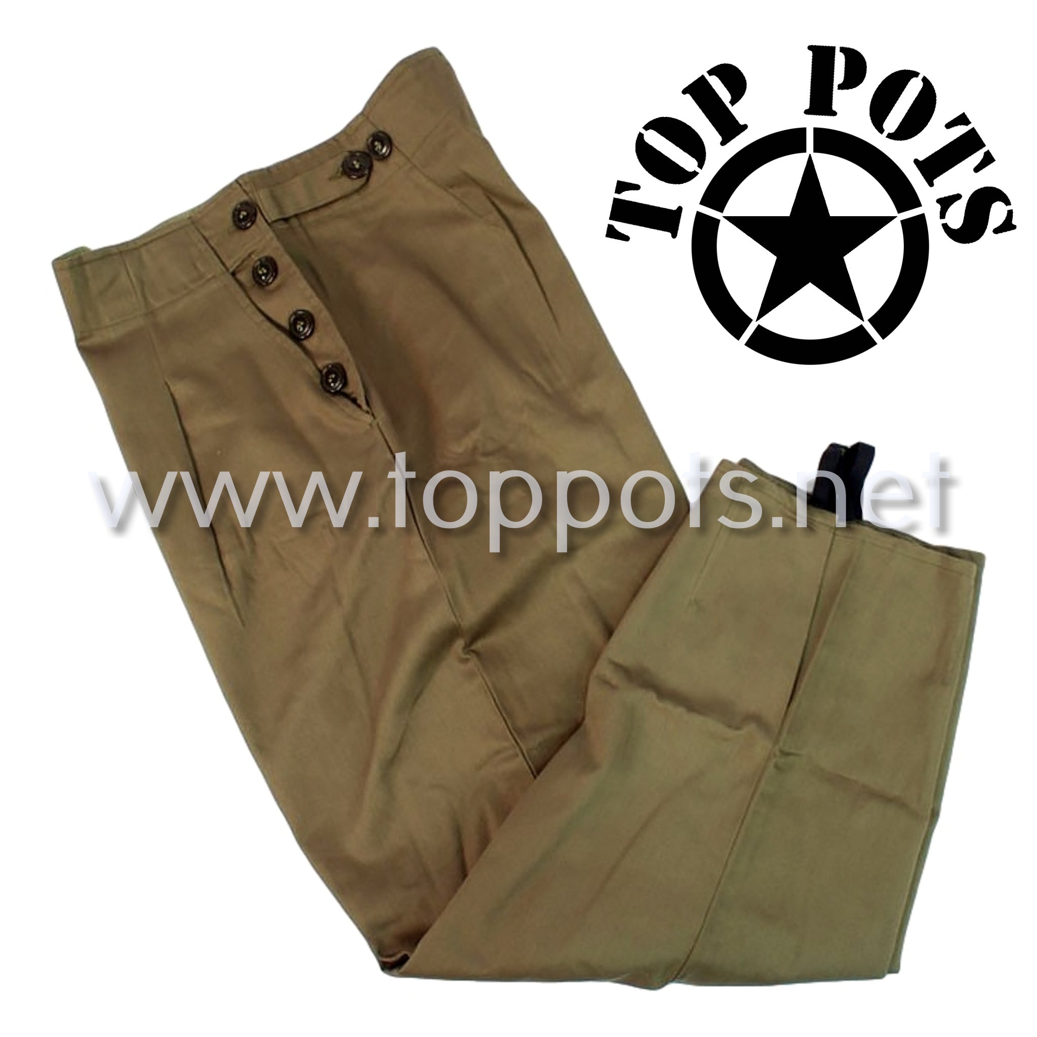 WWII US Army Reproduction M1943 Cotton WAC Uniform Field Trouser 